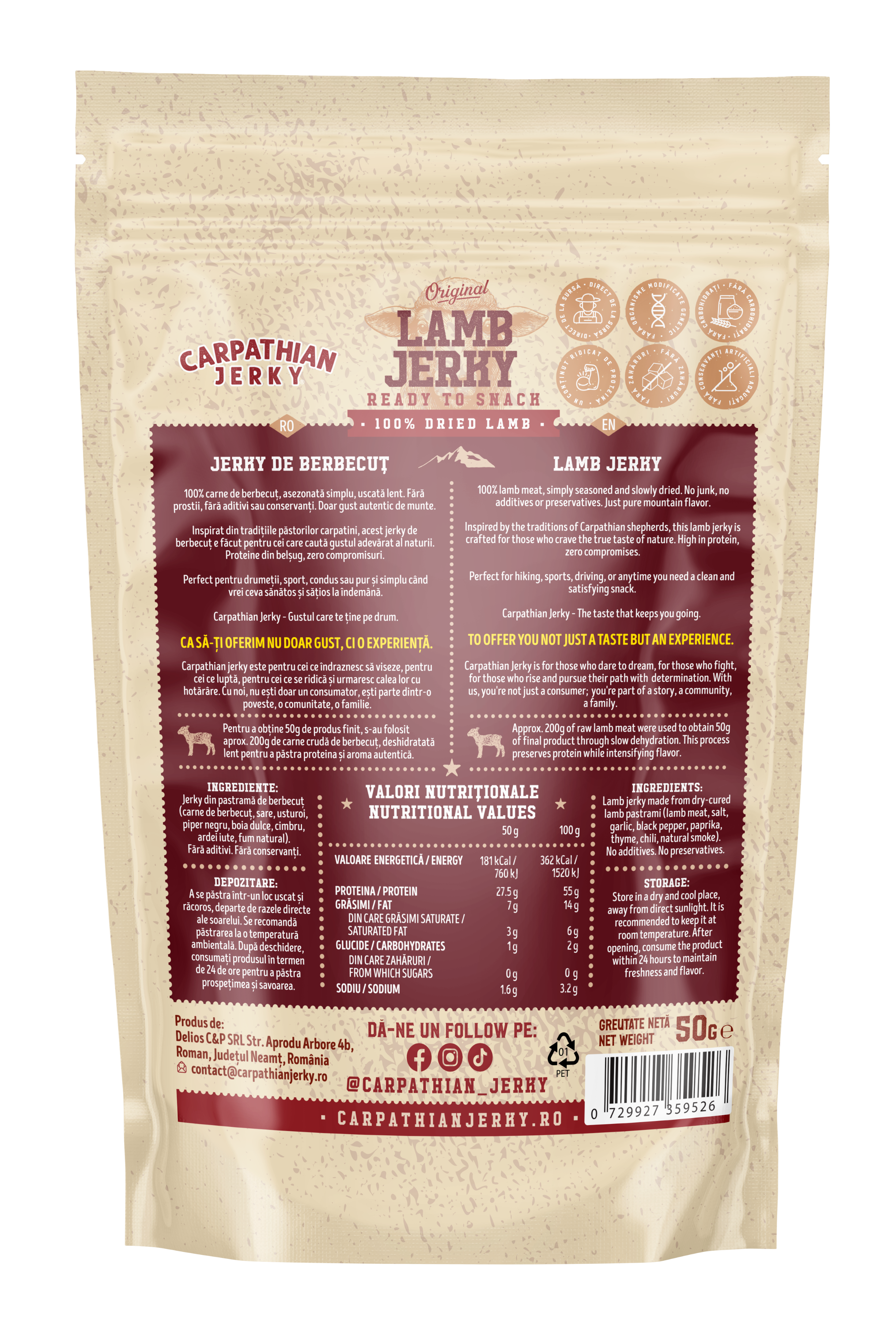 Original Lamb Jerky